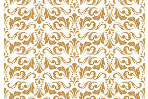 Floral pattern. Vintage wallpaper in, a Decorative Illustration by RODINA