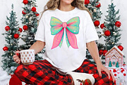 Cute Retro Christmas Coquette Bow De, an Illustration by DreamPrint404 (Thumbnail 7 of 7)