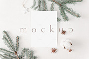 5x7 Christmas Card Mockup, P05, a Product Mockup by FOXIMIDesign (Thumbnail 6 of 6)