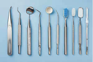 A blue background serves as the, a Health & Medical Photo by ZinetroN
