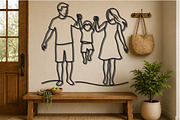 Family Love Laser Cut SVG, an Object Graphic by DreamCafeArt (Thumbnail 2 of 3)