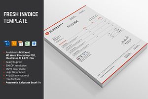 Fresh Invoice Template