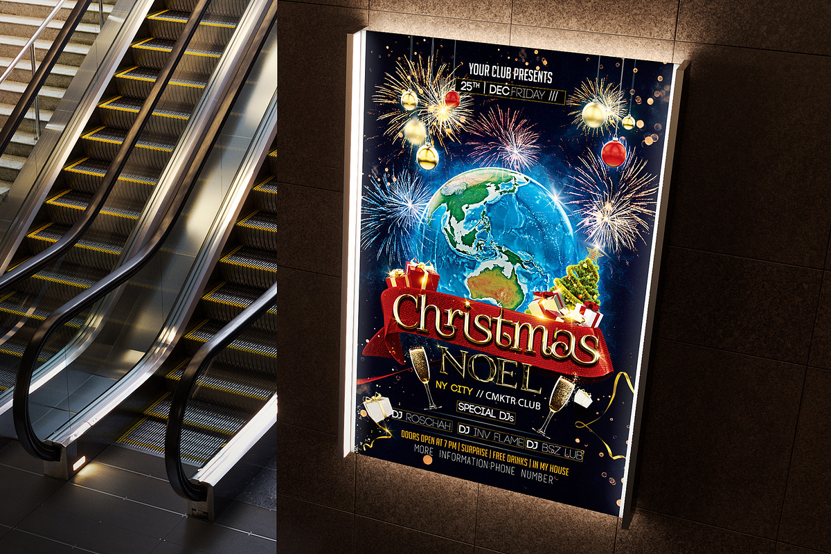 Christmas Flyer, a Flyer Template by Basez Flyers (Photo 3 of 4)