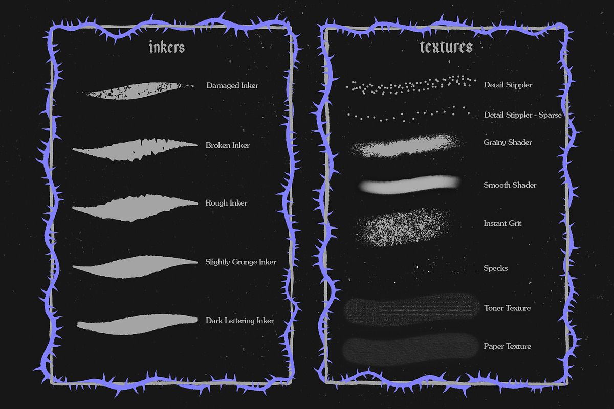 Chaos Procreate Brushes, a Brush Add-On by MiksKS (Photo 9 of 14)