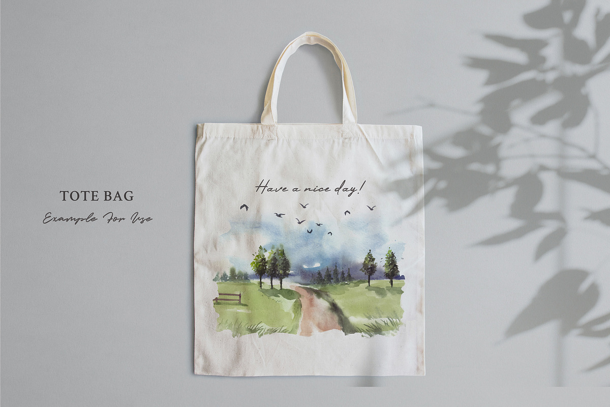 Watercolor Dirt Road & Landscapes, an Illustration by Yorda Studio (Photo 11 of 11)