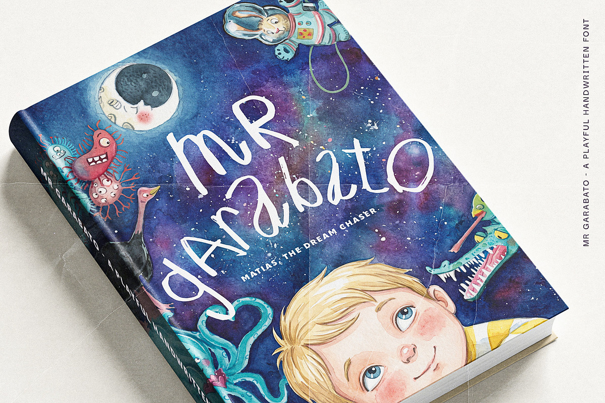 Mr Garabato – Kids Handwritten Font, a Handwritten Font by Ivan Rosenberg (Photo 10 of 10)