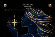 Photoshop Glitter Texture Brushes, a Brush Add-On by pixelbuddha.net (Thumbnail 1 of 6)