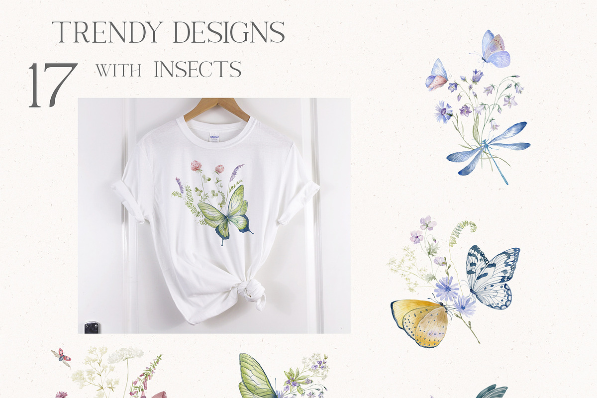 World of Butterflies & Wild Flowers., a Seasonal Illustration by Designwork (Photo 9 of 20)