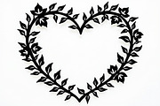 Romantic Floral Heart Clipart Set, an Illustration by Creativeshirt (Thumbnail 9 of 9)