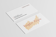 Watercolor Business Card, a Business Card Template by Graphic Origin (Thumbnail 2 of 4)