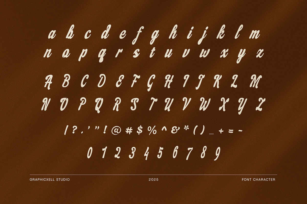 Mutivea Script Font, a Script Font by Graphicxell (Photo 7 of 8)