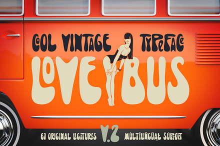 Lovebus v.2 Vintage Font