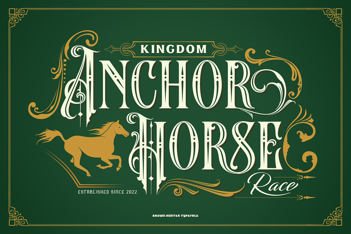 Brown Hunter Victorian Set, a Serif Font by alit design (Photo 28 of 32)