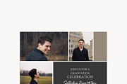 Guys Graduation Card Template DED, an Invitation Template by Laurie Cosgrove Design (Thumbnail 6 of 7)