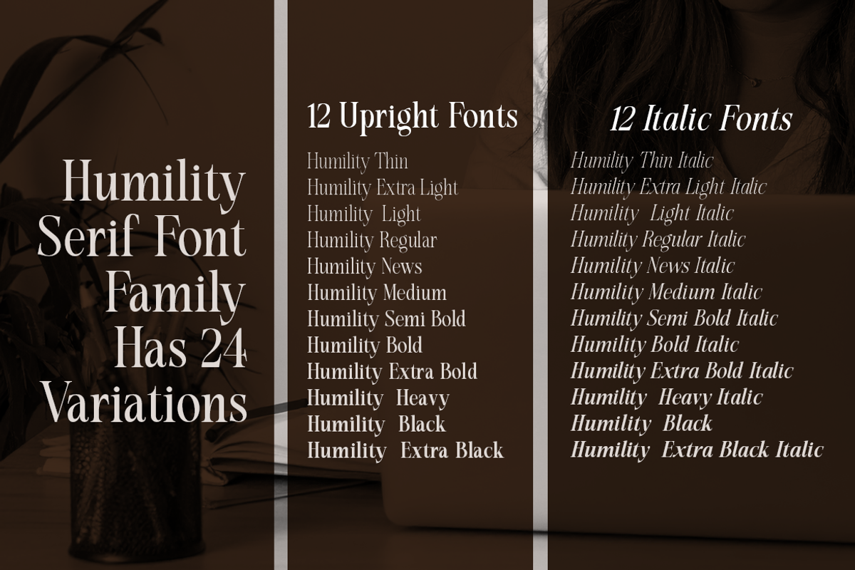 Humility, a Serif Font by groens (Photo 5 of 6)