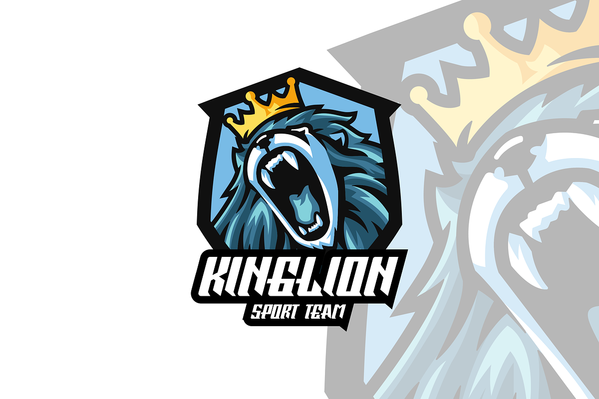 King Lion Esport Logo Design., a Branding & Logo Template by VectorCraft