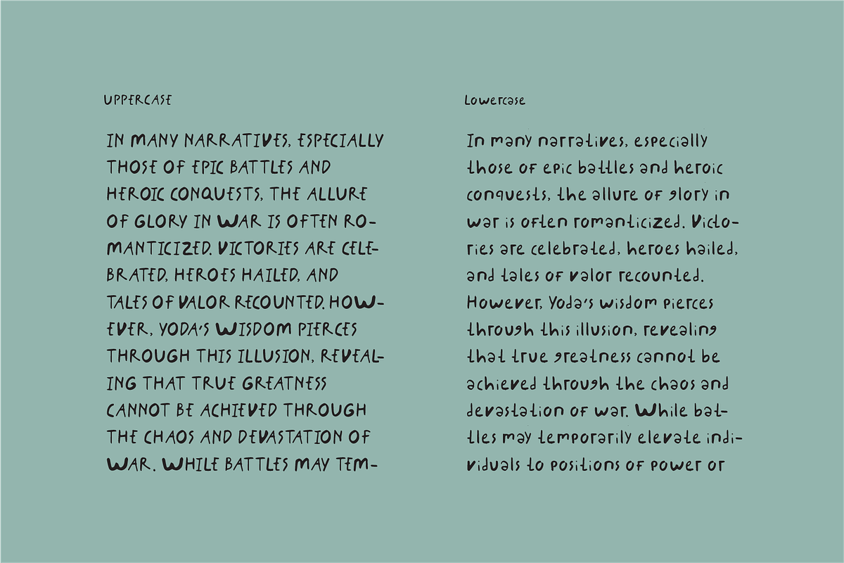 Pansky - Handwriting Font, a Handwritten Font by baurstudio (Photo 6 of 7)
