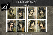 Whimsical Girl and Bird, Mixed Media, a Person Illustration by Digital Art Mahdiseño (Thumbnail 8 of 9)