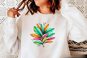 Whimsical Summer Tropical Leaf Clipa, an Illustration by SVGArt (Thumbnail 8 of 9)