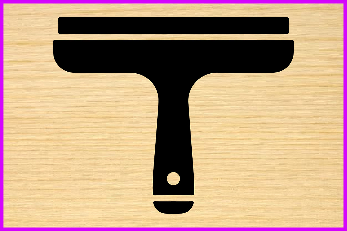 10 Squeegee Silhouette Clipart Set, an Illustration by Designer_Momina (Photo 2 of 4)