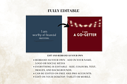 Affirmation Card Deck Canva Template, a Templates & Theme by Digital By Nikoleta (Thumbnail 2 of 10)