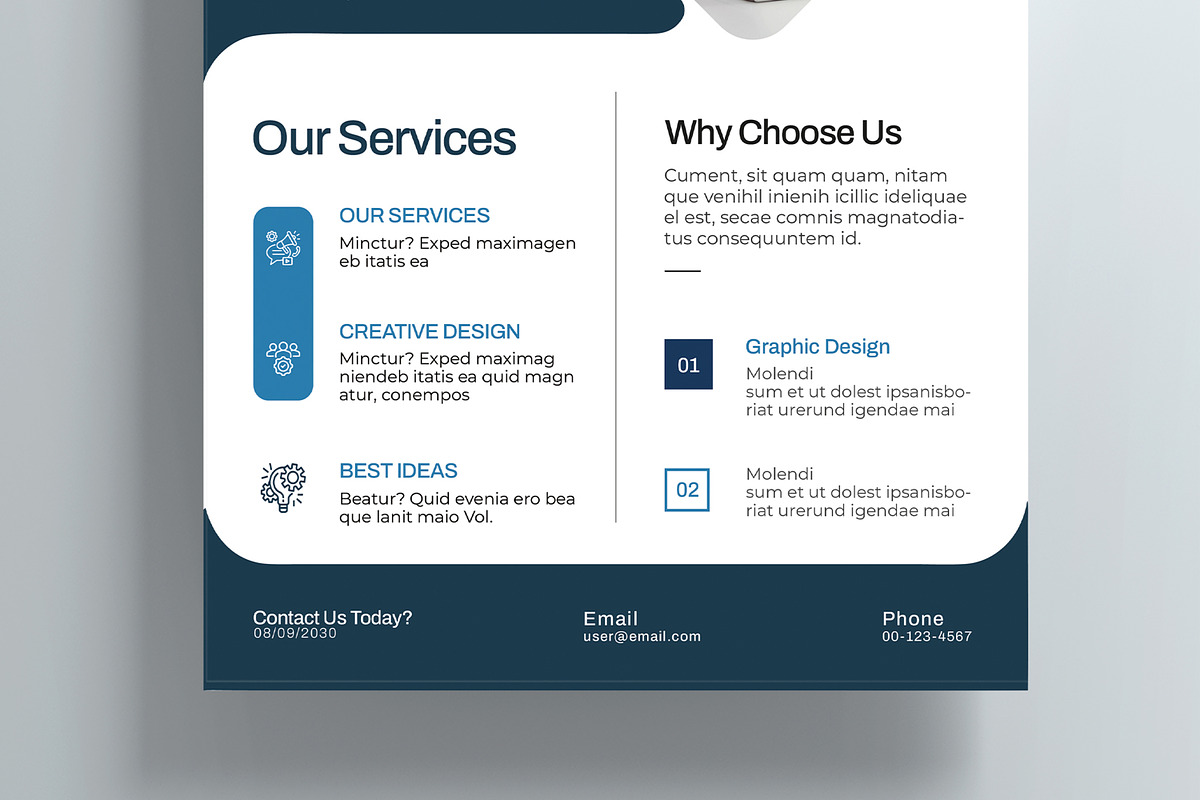 Corporate Flyer Template, a Flyer Template by MightyDesign (Photo 3 of 6)