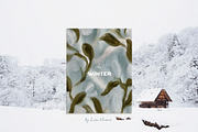 Hand-Painted Winter Backgrounds, a Background Graphic by Lana Elanor (Thumbnail 6 of 16)