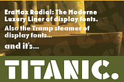 EraMax Radial Black, a Sans Serif Font by Our House Graphics Inc. (Thumbnail 6 of 6)