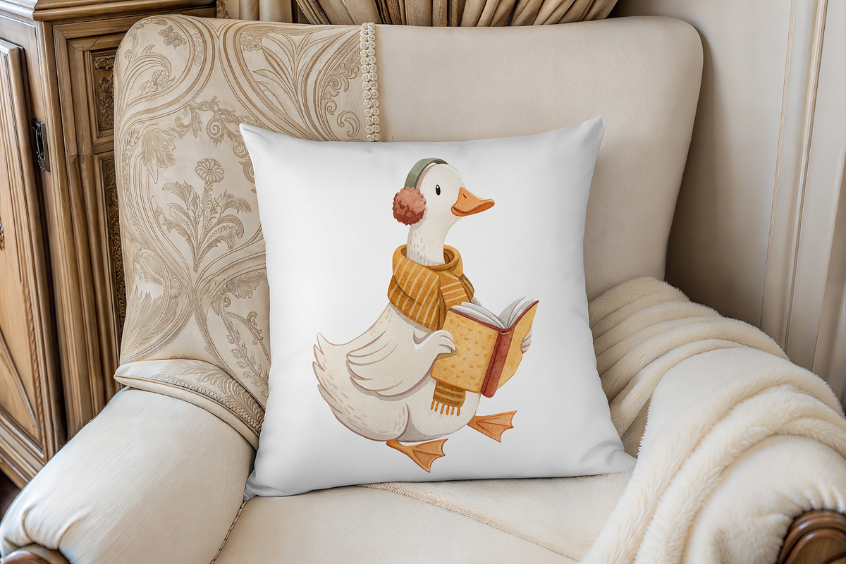 Watercolor Fall Goose Clipart Bundle, an Animal Illustration by MockupWizard (Photo 4 of 4)