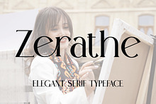 Zerathe | Elegant Serif Typeface
