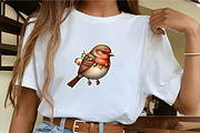 Christmas Grosbeak Birds Clipart, an Illustration by CrexoraLab (Thumbnail 5 of 5)