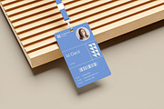 Id Card Mockup, an Advertising Mockup by Design Source_ (Thumbnail 2 of 4)