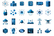 Low poly AI and tech logo collection, a Technology Illustration by LogosDen (Thumbnail 2 of 3)