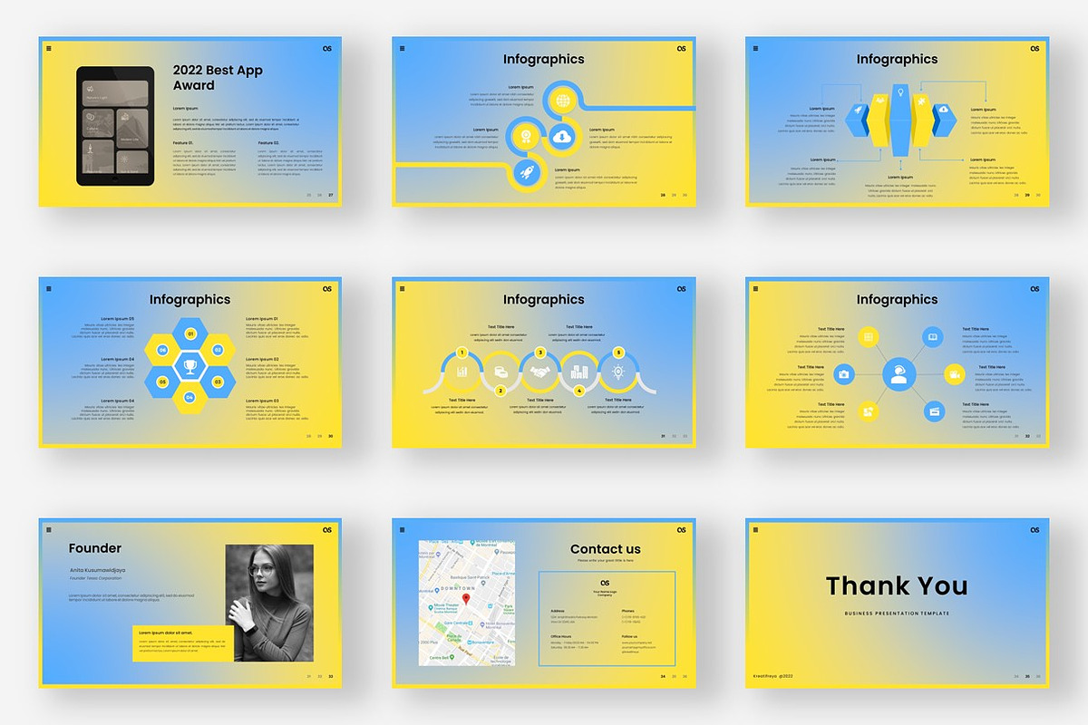 TESSA-PowerPoint Template, a Presentation Template by kreatifreya