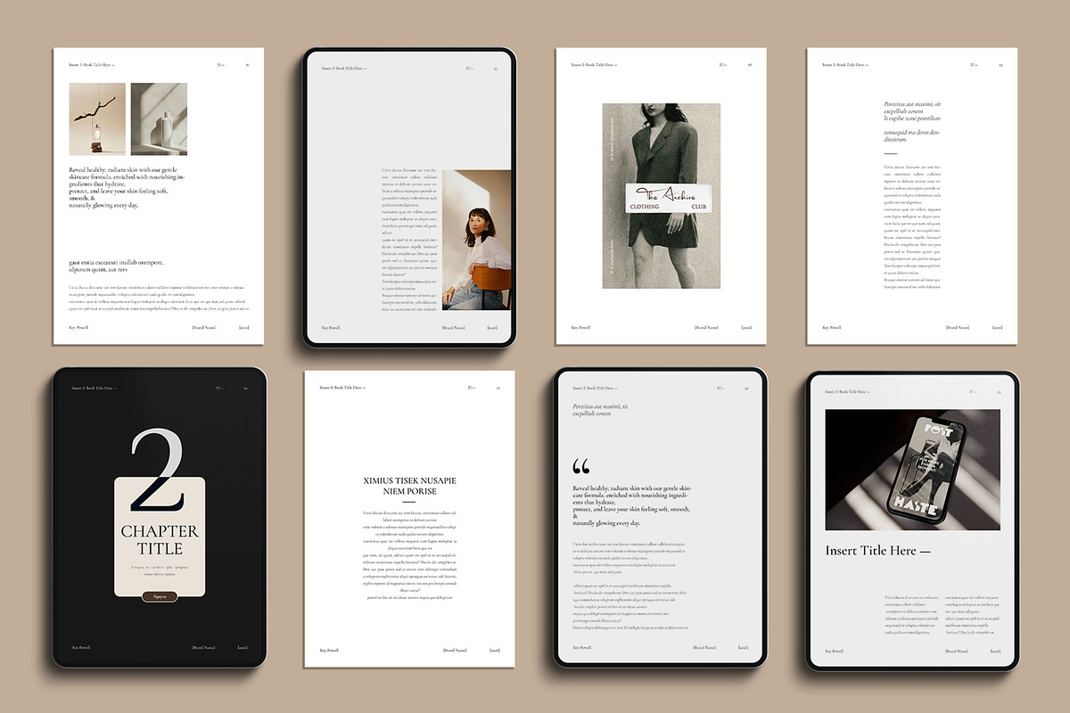 Digital E-Book Design Template, a Magazine Template by Olion Lora (Photo 7 of 16)