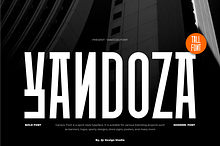 Yandoza - Modern Tall Font