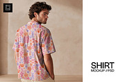 Men's Short Sleeve Shirt Mockup, an Apparel Mockup by 1001 mockups (Thumbnail 1 of 10)