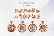 Star Magic Watercolor Collection, a Decorative Illustration by Yakovleva Margarita (Thumbnail 7 of 11)