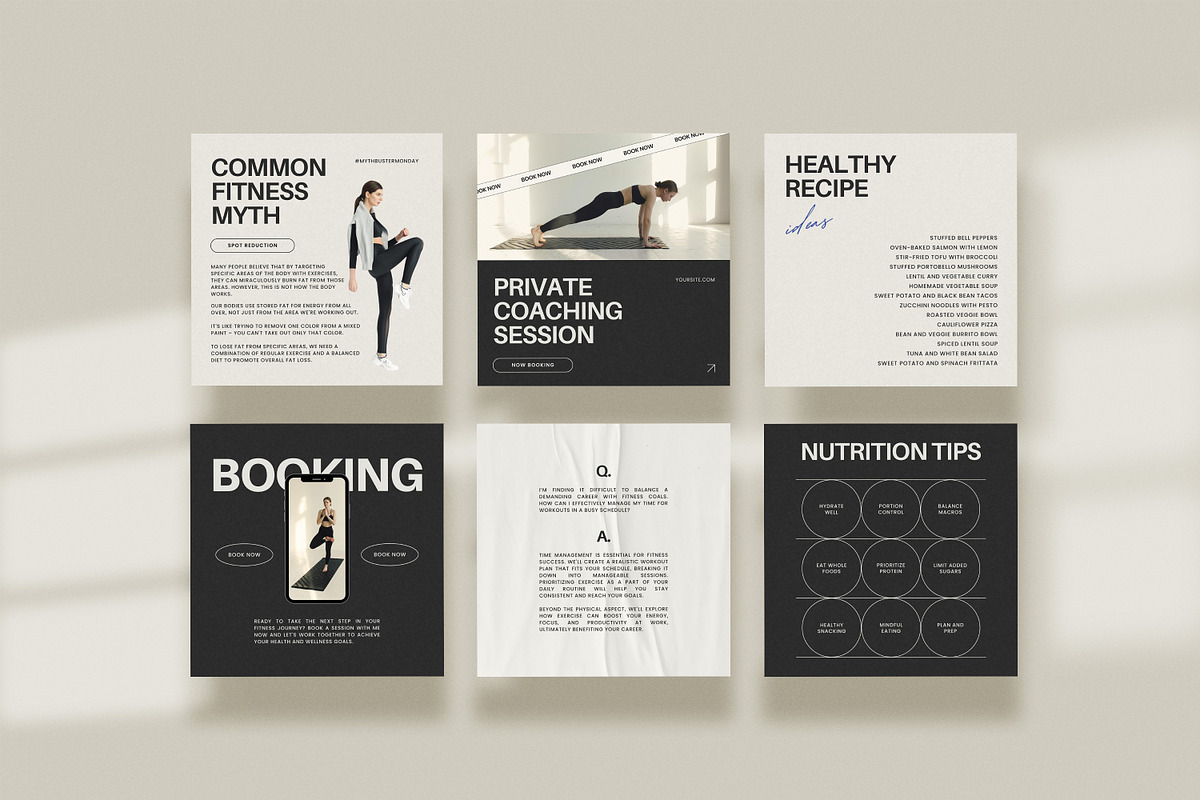 Fitness Coach Template - Canva, a Social Media Template by Willoe Studio (Photo 11 of 13)
