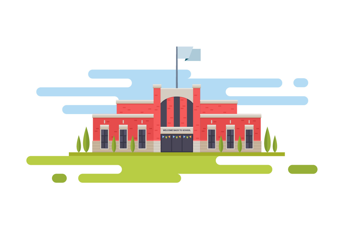 Back to school vector illustration, a Templates & Theme by Optimistic shop