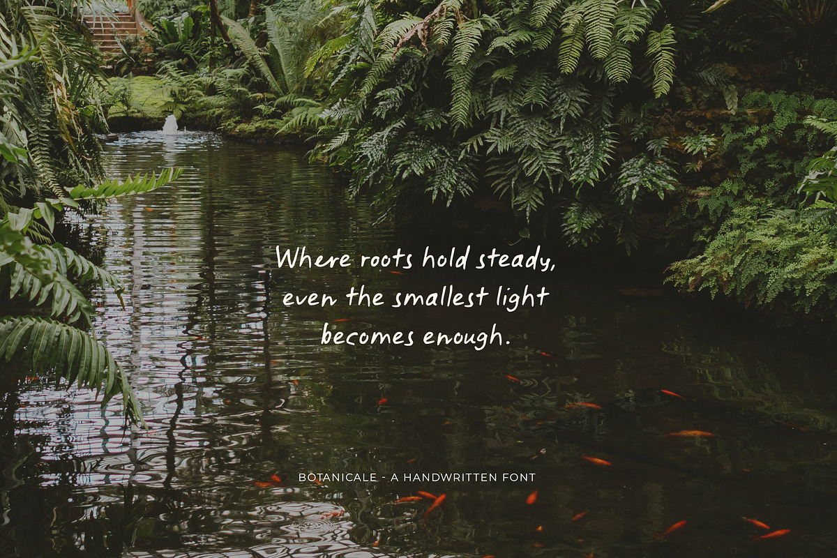 Botanicale | Handwritten Font, a Handwritten Font by type peace (Photo 16 of 18)