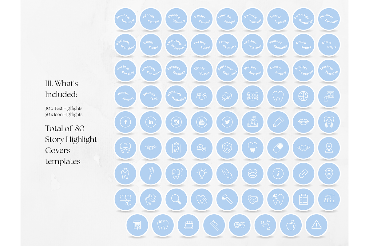 200 Dental Social Media BUNDLE, a Social Media Template by PatternLab. (Photo 4 of 10)