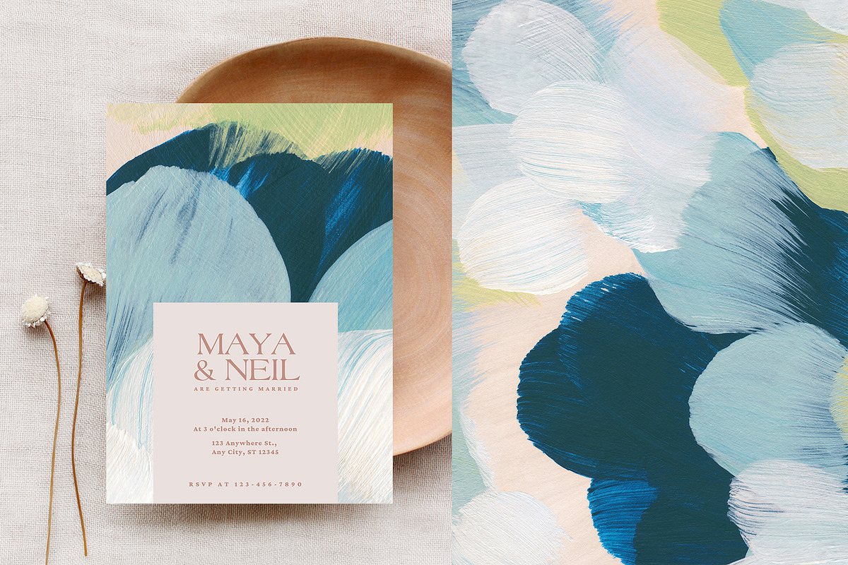 May - Painted Abstract Backgrounds, a Texture Graphic by Basia Stryjecka (Photo 8 of 14)