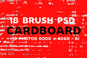 18 BRUSH PSD CARDBOARD PHOTOS $15