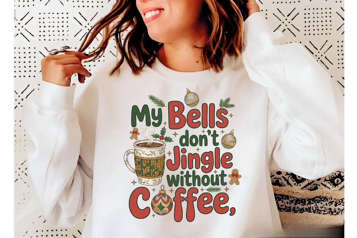My Bells Dont Jingle Without Coffee, an Illustration by Designking (Photo 6 of 6)