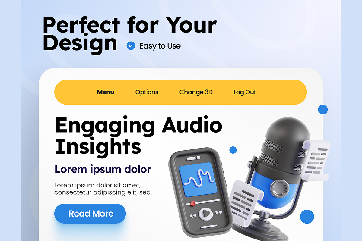 Podcast 3D Icons, an Object 3D Model by Rakata Studio (Photo 4 of 7)