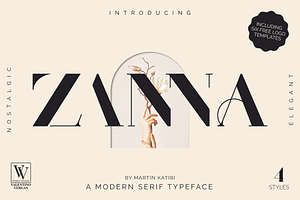 Zanna - Ligature Typeface Logos