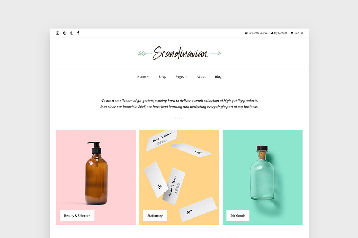 Scandinavian - Minimal WP Shop Theme, a WordPress Template by Hello Detail (Photo 2 of 5)