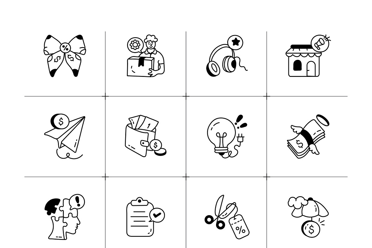 Animated Business Icon Set, an Outline Icon by Vectors Market (Photo 6 of 8)