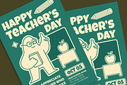World Teacher's Day Flyer, a Flyer Template by Gumico Studio. (Thumbnail 3 of 3)